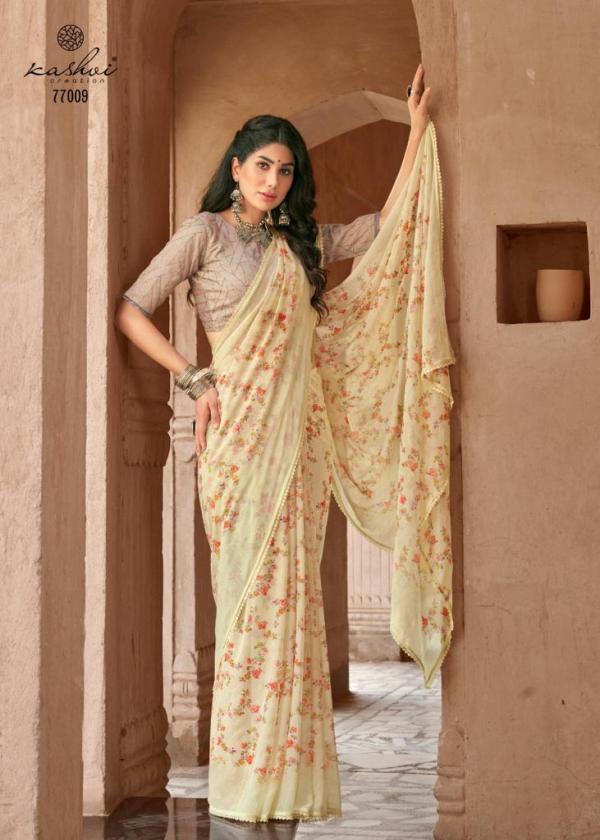 Kashvi Shraddha Fancy Wear Georgette Saree Collection